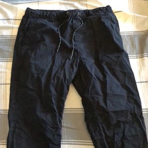 Black Americans eagle khaki joggers